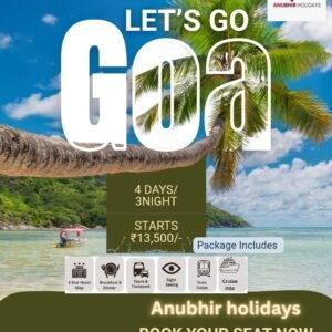 Goa Tour Package | 4 Days 3 Nights | Anubhir Holidays